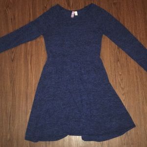 Black and blue sweater dress franchesca’s